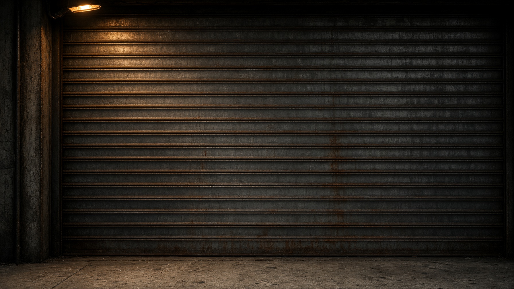 Steel roll-up door